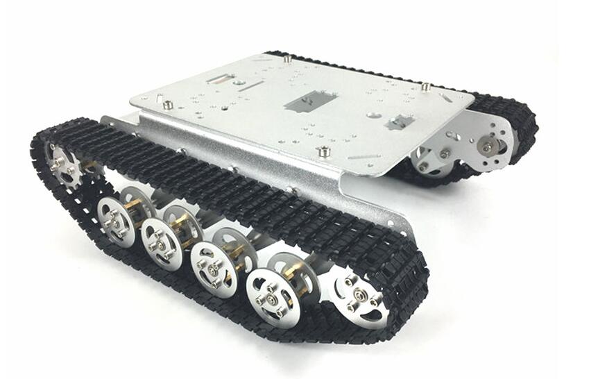 Ts Shock Absorber Tank Chassis With Track And Dc Geared Motors Kit