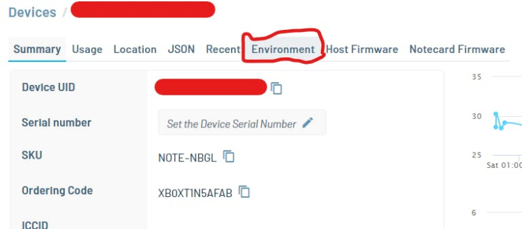 Device environmental Variables