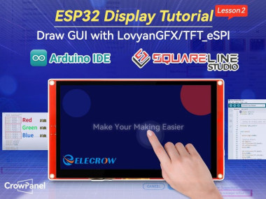 Esp32 Display Tutorial: Draw Gui With Lovyangfx丨lesson 2