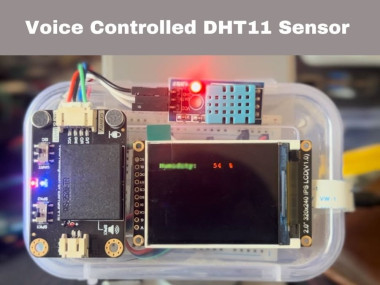 Voice Controlled Dht11 With Dfrobot