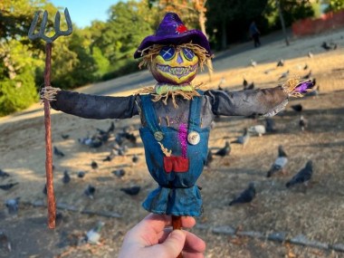 Pigeon Scarecrow