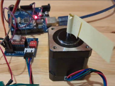 Control Stepper Motor Using Edp Stepper Component - Visuino