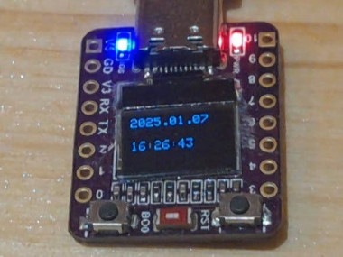 Esp32 C3 Oled - Get Time And Date From Internet