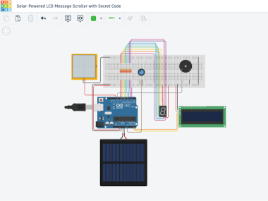 Arduino Voltage And Frequency Simulation | Tinkercad