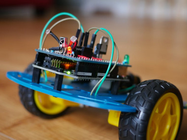 Ir Remote Controlled Car Using A Protoshield