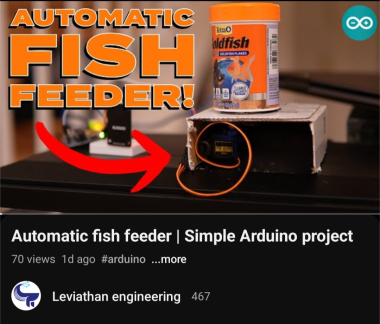 Automatic Fish Feeder | Simple Arduino Project