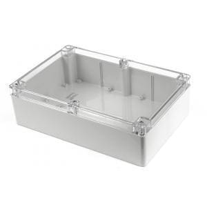 General Enclosure - Grey/clear Lid - 11.8 X 7.9 X 3.5in - Polycarbonate ...