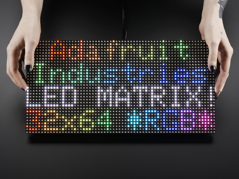 64x32 Rgb Led Matrix - 6mm Pitch