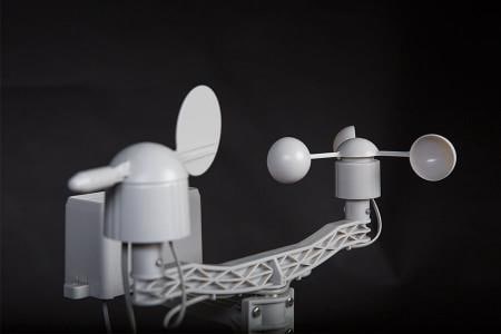 Wireless Weather Station Kit with Outdoor Sensors, Anemometer, Temperature,  Humidity, Wind Vane